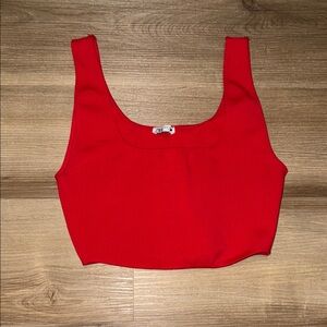 Zara Women's Red Crop Top
